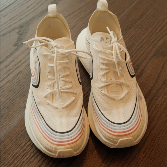 APL Shoes - APL Women's Athletic Shoes in White with Multicolor Accents